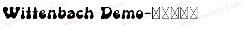 Wittenbach Demo字体转换